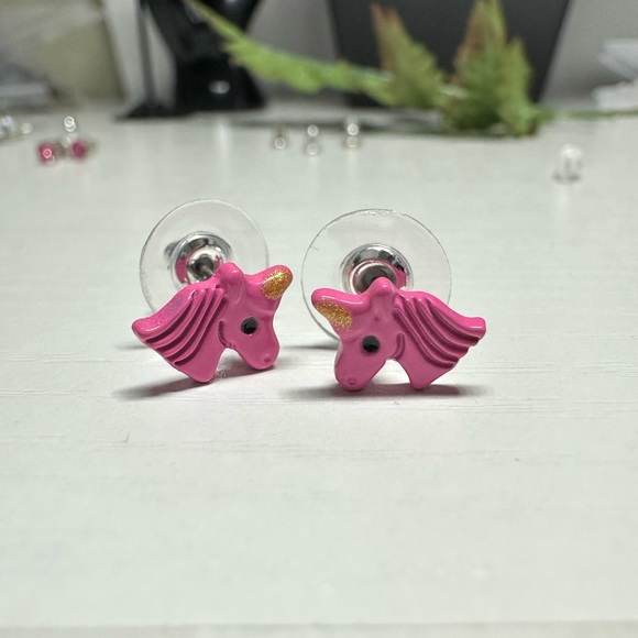 Unicorn Earrings - Picture 2 of 5